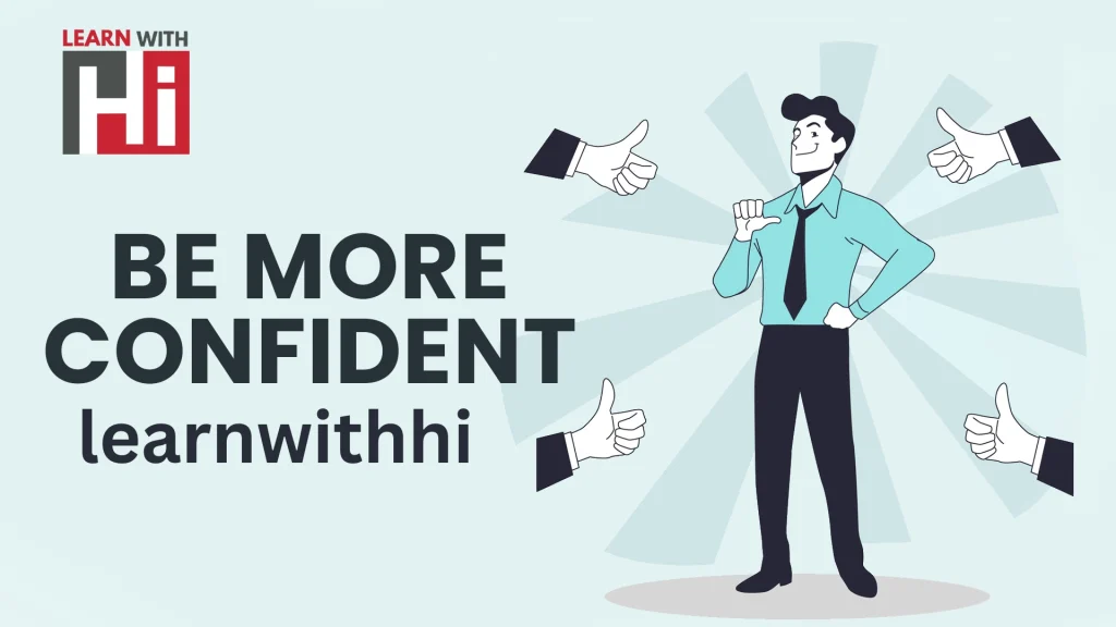 Boosted Confidence | learnwithh | spoken englishi